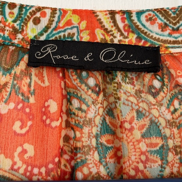 Rose Olive Women Top one size - Picture 4 of 12